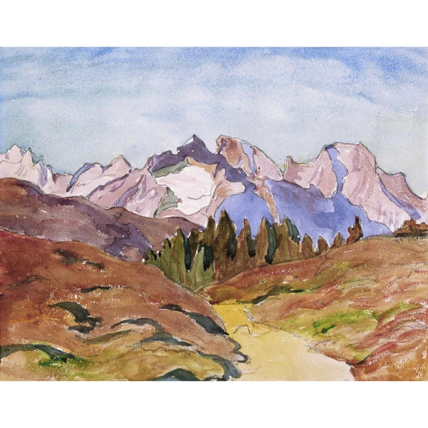 Giovanni Giacometti — FRÜHHERBST IM BERGELL EARLY AUTUMN IN BERGELL