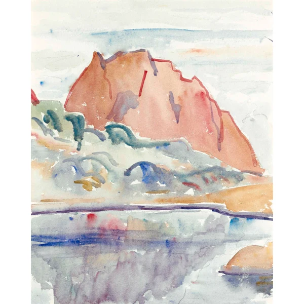 Giovanni Giacometti — LUNGINSEE MIT PIZ MATERDELL LAKE LUNGIN WITH PIZ MATERDELL