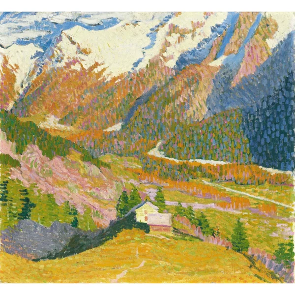 Giovanni Giacometti — BRUGNETTA / DER EINSAME BERGHOF BRUGNETTA / THE SOLITARY MOUNTAIN FARM
