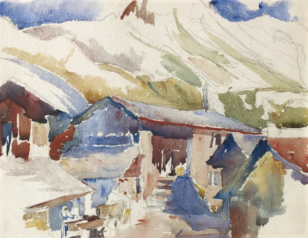 Giovanni Giacometti — Grevasalvas bei Maloja/Grevasalvas mezzo Maloja