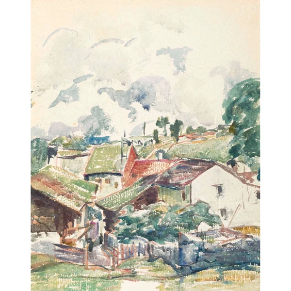 Giovanni Giacometti — BERGDORF MOUNTAIN VILLAGE