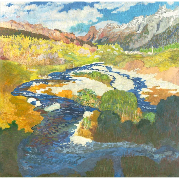 Giovanni Giacometti — DIE MAIRA BEI STAMPA, 1904-1905MAIRA NEAR STAMPA, 1904-1905