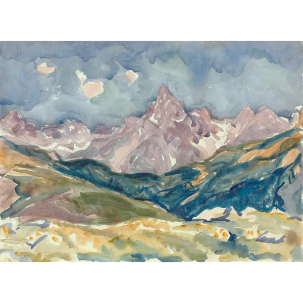 Giovanni Giacometti — GEBIRGSLANDSCHAFTMOUNTAIN LANDSCAPE