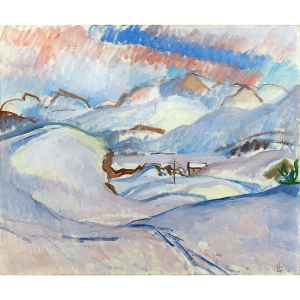 Giovanni Giacometti — WINTER BEI CAPOLAGO, 1930 WINTER AT CAPOLAGO, 1930