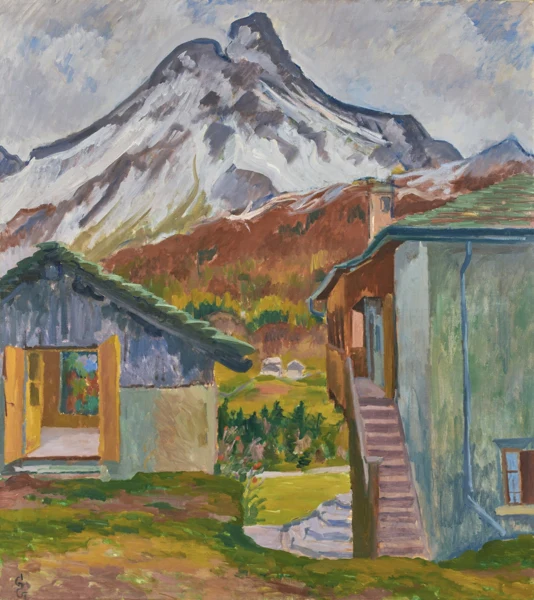Giovanni Giacometti — Herbstlandschaft Margna, 1928-29