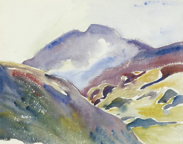 Giovanni Giacometti — HOCHGEBIRGSLANDSCHAFT (OBERENGADIN) ALPINE LANDSCAPE (UPPER ENGADIN)