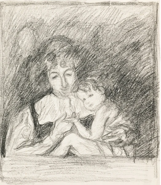 Giovanni Giacometti — LA MAMMA CON BRUNOMOTHER AND BRUNO