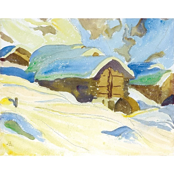 Giovanni Giacometti — WINTERLANDSCHAFT WINTER LANDSCAPE