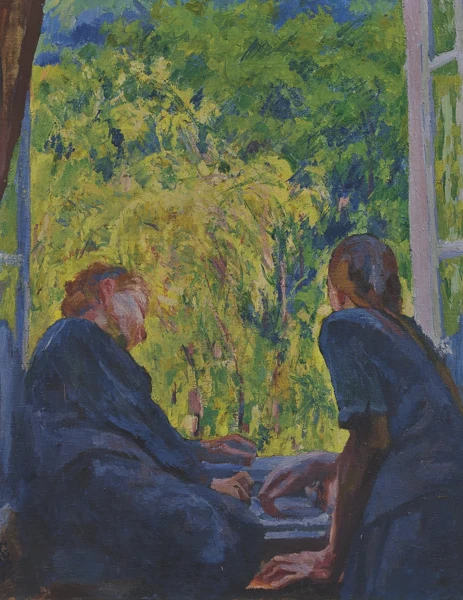 Giovanni Giacometti — Sommermorgen/Mattino d'estate, 1917