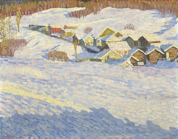 Giovanni Giacometti — Paesaggio d’inverno (Stampa)/Winterlandschaft (Stampa)