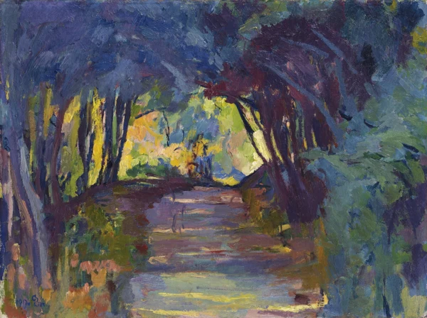 Giovanni Giacometti — WALDWEG, 1917FOREST TRACK, 1917