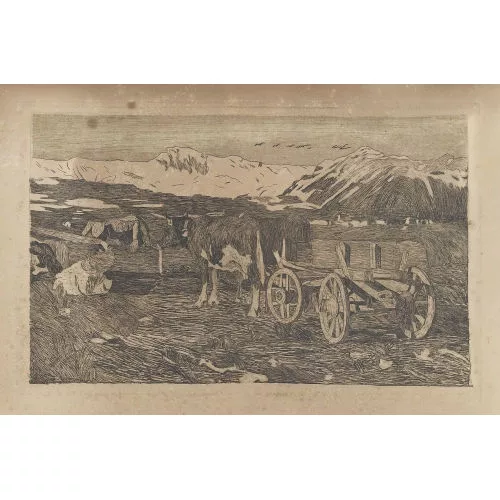 Giovanni Segantini — An der Tränke.