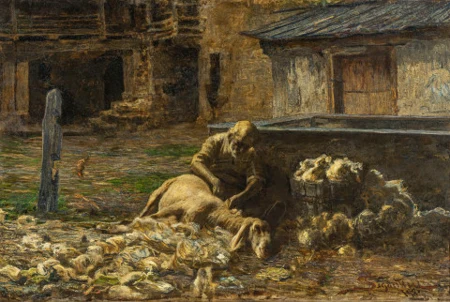 Il reddito del pastore, "Der Ertrag des Hirten", 1883/86