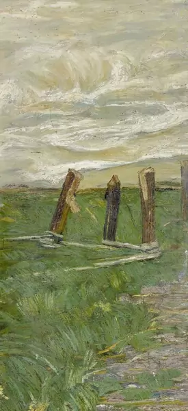 GIOVANNI SEGANTINI — Frammento di paesaggio. Um 1887-1888. — Koller Auktionen