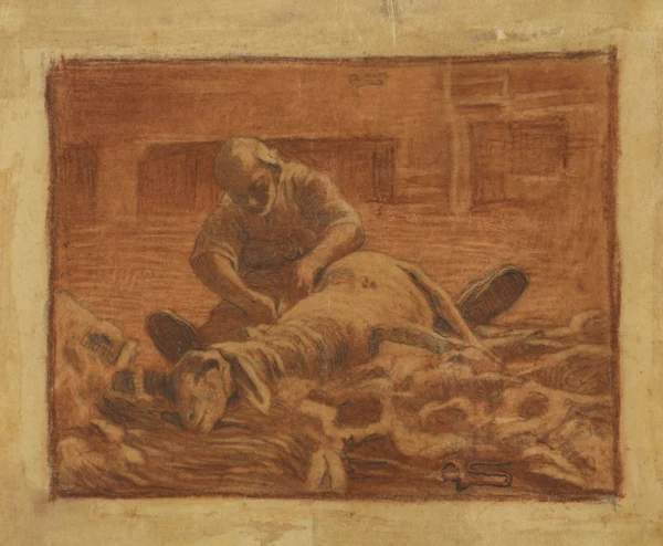 Giovanni Segantini — IL REDDITO DEL PASTORETHE EARNINGS OF THE SHEPHERD