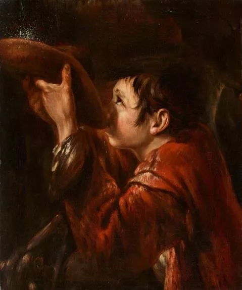 Giovanni Serodine — Johannesknabe am Brunnen