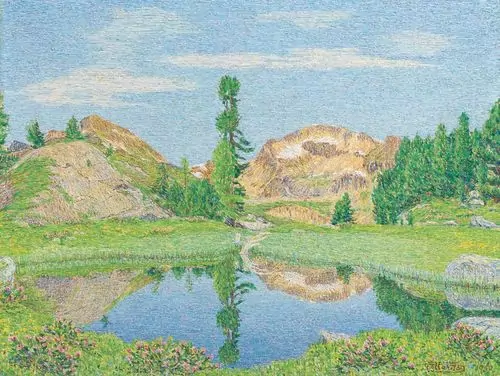 GOTTARDO SEGANTINI — Frühlingsspiegelung. — Koller Auktionen