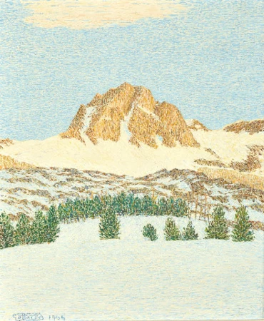 Piz Lagrev im Winter, 1964