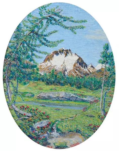 GOTTARDO SEGANTINI — Piz Lagrev. 1922. — Koller Auktionen