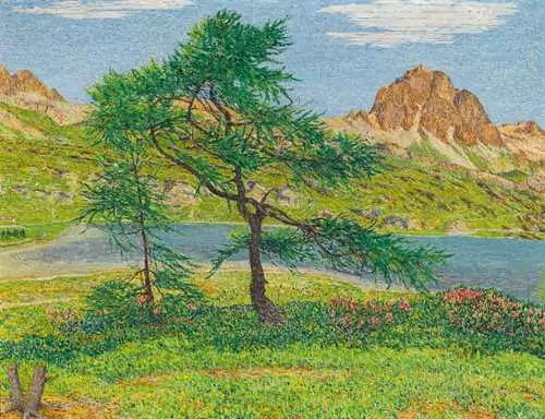GOTTARDO SEGANTINI — Alpenrosen bei Maloja. 1949. — Koller Auktionen
