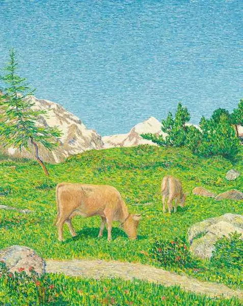 GOTTARDO SEGANTINI — Primavera, Maloja. 1938. — Koller Auktionen