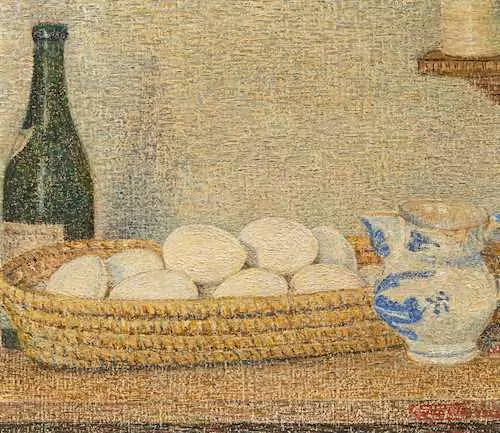 GOTTARDO SEGANTINI — Still life with eggs. 1953. — Koller Auktionen