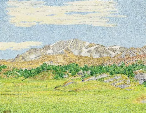 GOTTARDO SEGANTINI — Engadiner Sommerlandschaft. 1961. — Koller Auktionen