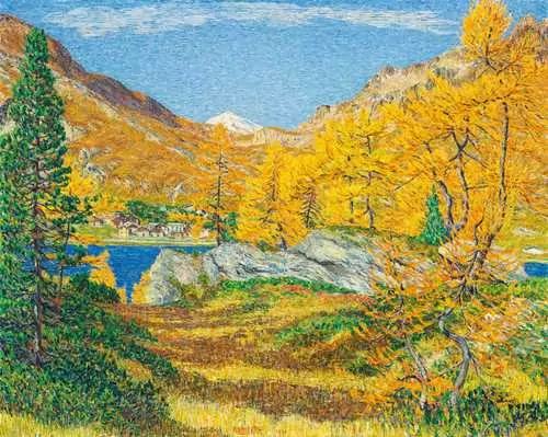 GOTTARDO SEGANTINI — Landscape near Maloja. 1931. — Koller Auktionen