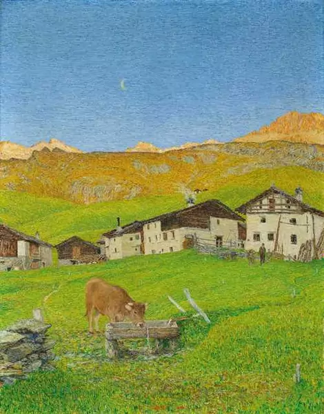 GOTTARDO SEGANTINI — Grevaselvas vor Sonnenaufgang. 1938. — Koller Auktionen