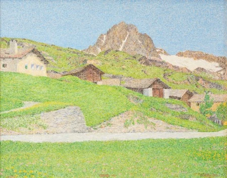 Maloja mit Piz Lagrev, 1961