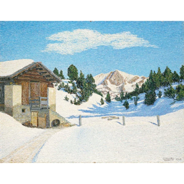 Gottardo Segantini — WINTERLANDSCHAFT, 1944 WINTER LANDSCAPE, 1944