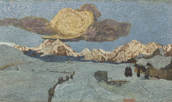 Gottardo Segantini — Wintermorgen