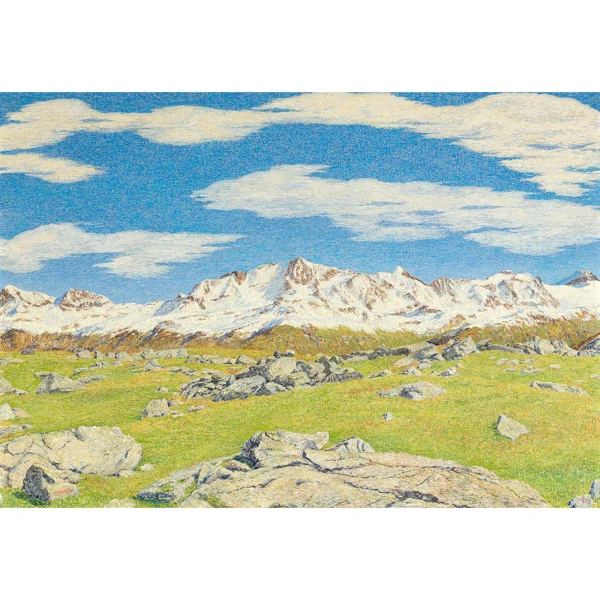 Gottardo Segantini — GROSSE ALPENLANDSCHAFT, 1944 GREAT ALPINE LANDSCAPE, 1944