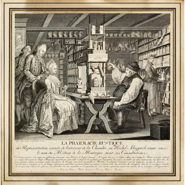 Gottfried Locher — "La Pharmacie Rustique".