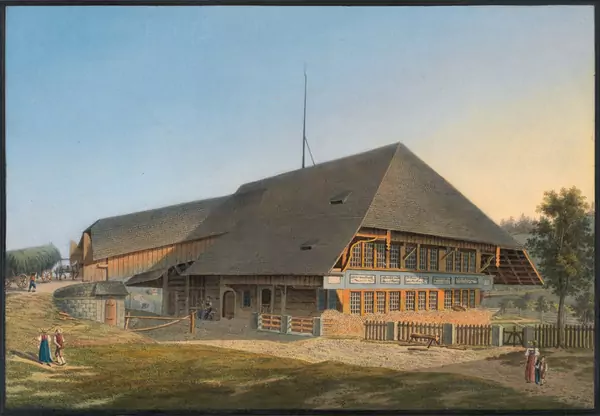 Gottfried Locher — Maison d’un cultivateur aisé/en Canton de Berne — Galerie Kornfeld