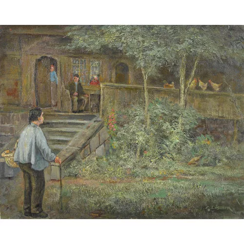 Gottfried Lüscher — "Der Hausierer".