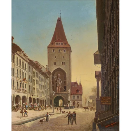 1. Christoffelturm in Bern. 2. Berner Münster