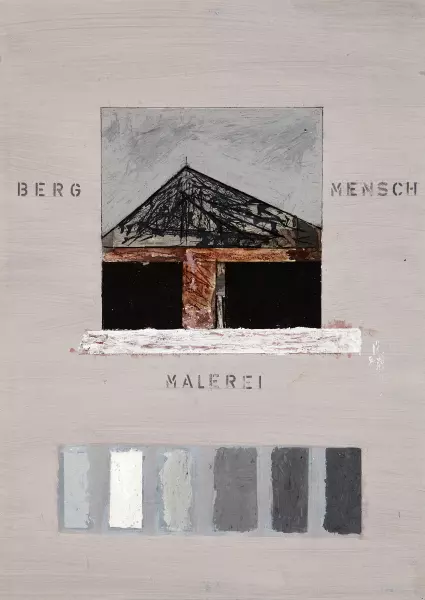 Niesen - Berg Mensch Malerei