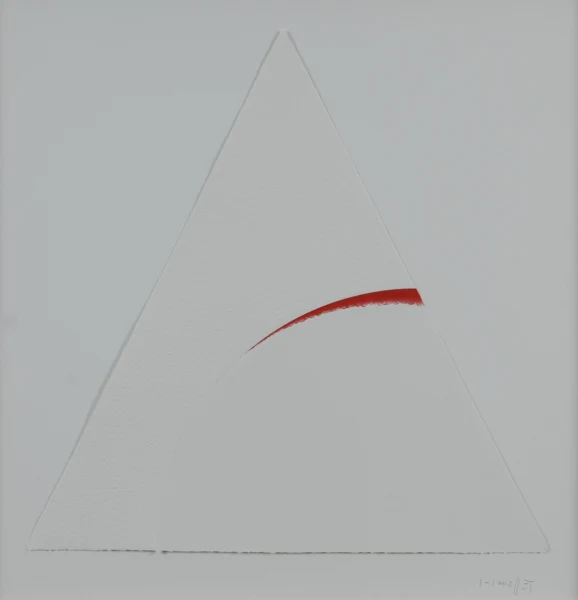 Gottfried Honegger — 3 Zeichnungen: Dreieck; Kreis; Quadrat, 1995