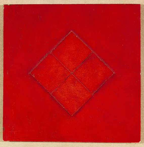 Gottfried Honegger — Ohne Titel (Tableau Relief in Red)