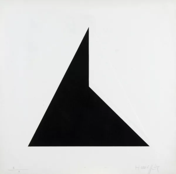 Gottfried Honegger — Triptychon: Triangle; Cercle; Carré, 1997