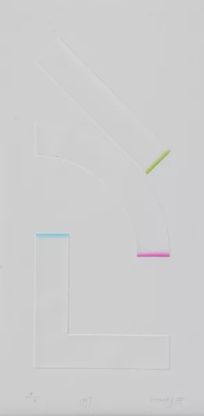Gottfried Honegger — 4 Blätter: Ohne Titel, 1999