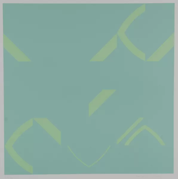 Gottfried Honegger — Mappe. Gottfried Honegger, Dem Komponisten Pierre Barbaud zugeeignet, 1970