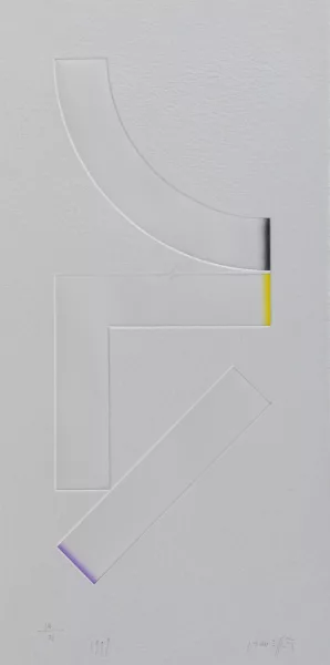 Gottfried Honegger — 2 Blätter: Ohne Titel, 1999