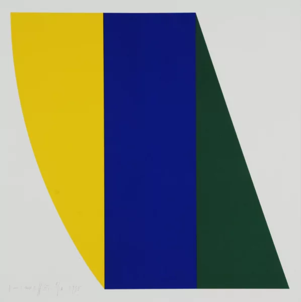 Gottfried Honegger — 3 Blätter: Ohne Titel, 1995
