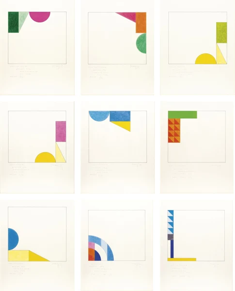 Gottfried Honegger — Neun Entwürfe für Glasfenster, 1993