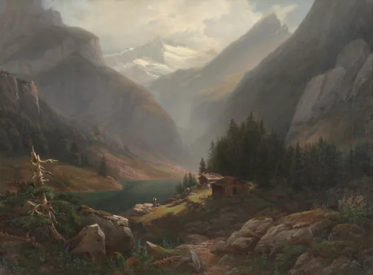 Gottlieb Bion — Seealpsee, 1854