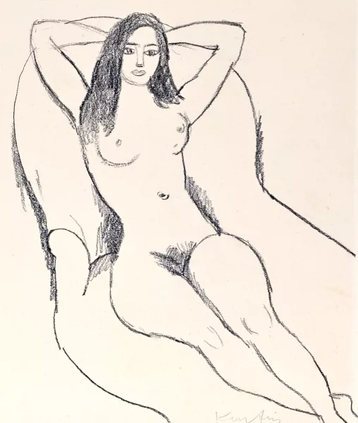 Gottlieb Kurfiss — Frauenakt, 1972