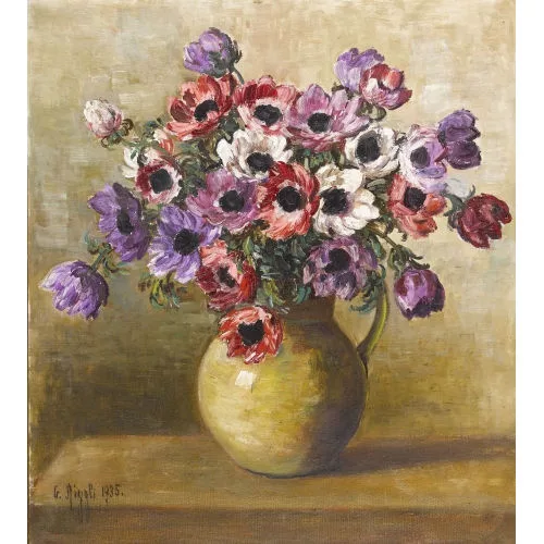 Gret Niggli — Anemonenstrauss.