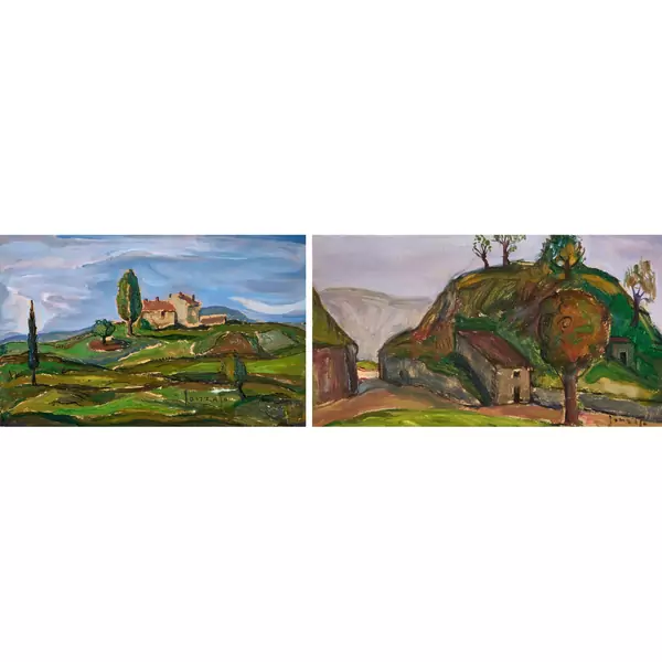 Südliche Landschaften. Gegenstücke